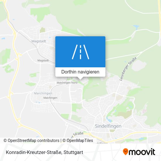Konradin-Kreutzer-Straße Karte