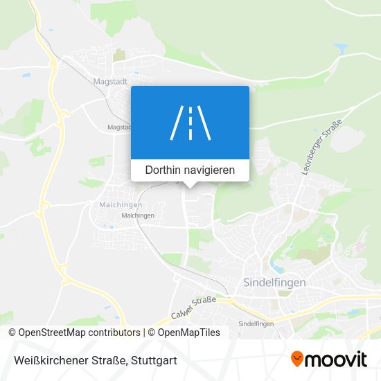 Weißkirchener Straße Karte