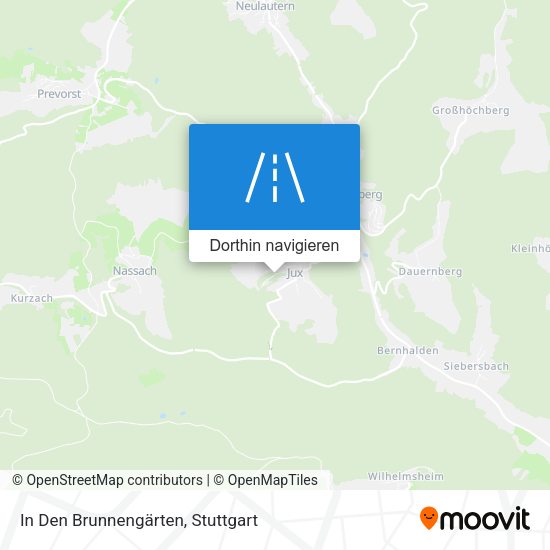 In Den Brunnengärten Karte