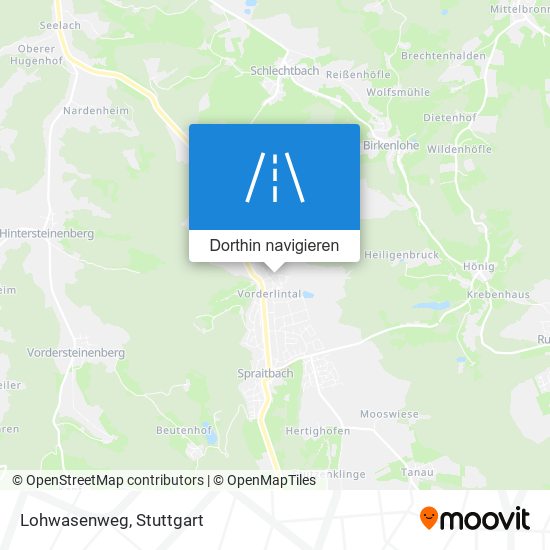 Lohwasenweg Karte