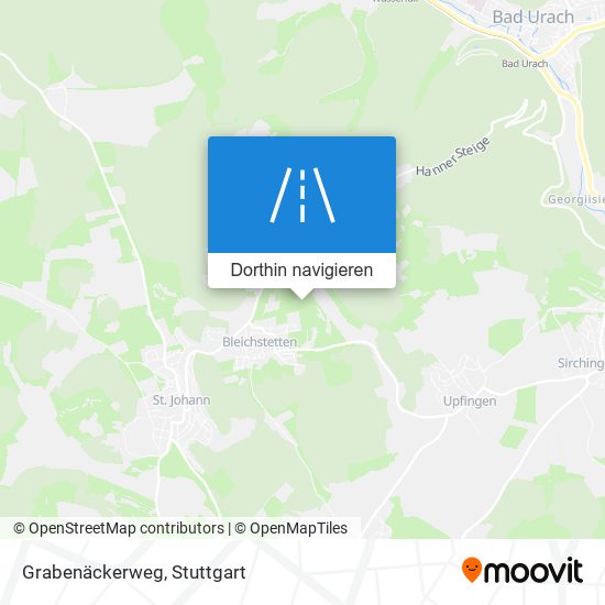 Grabenäckerweg Karte