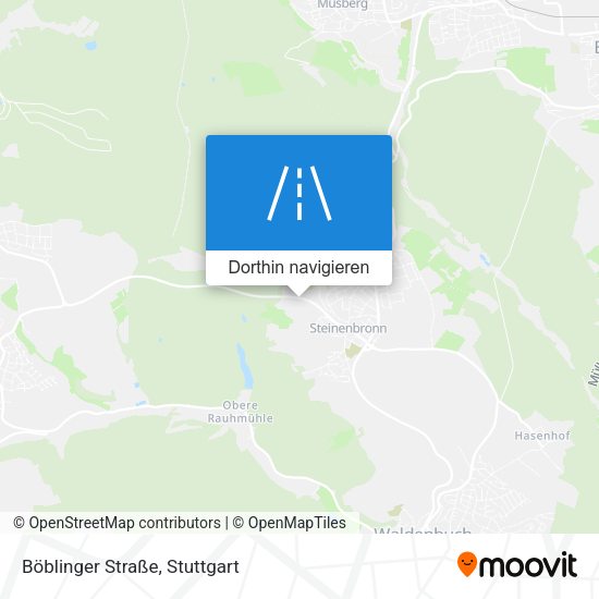 Böblinger Straße Karte