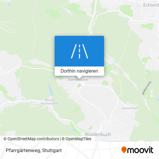 Pfarrgärtenweg Karte