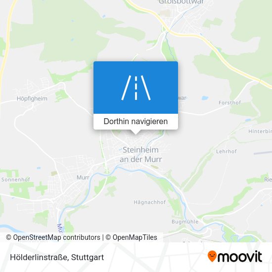 Hölderlinstraße Karte