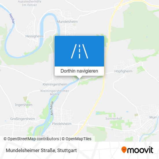 Mundelsheimer Straße Karte