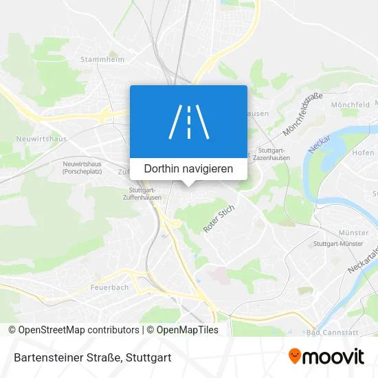 Bartensteiner Straße Karte