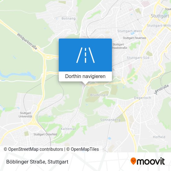Böblinger Straße Karte