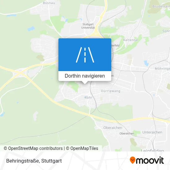 Behringstraße Karte