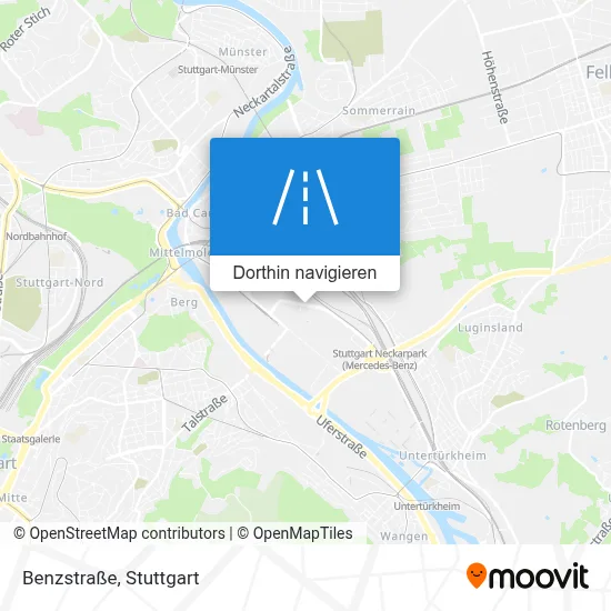 Benzstraße Karte