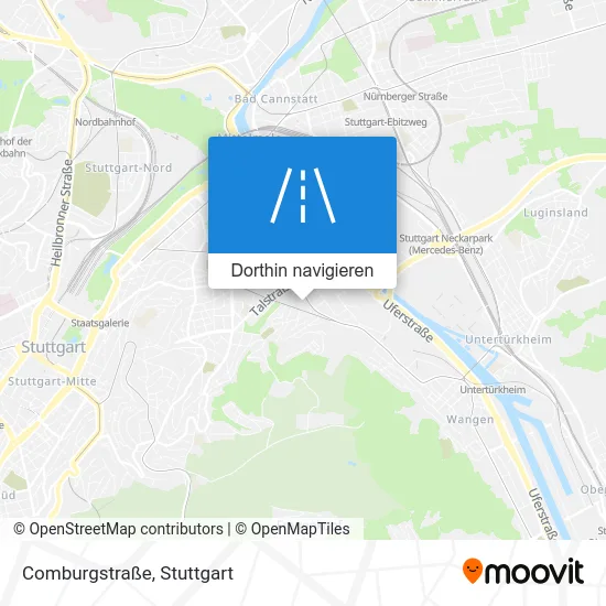 Comburgstraße Karte