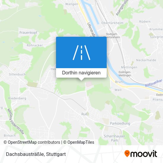 Dachsbausträßle Karte