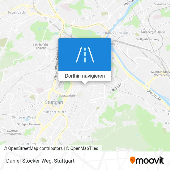 Daniel-Stocker-Weg Karte