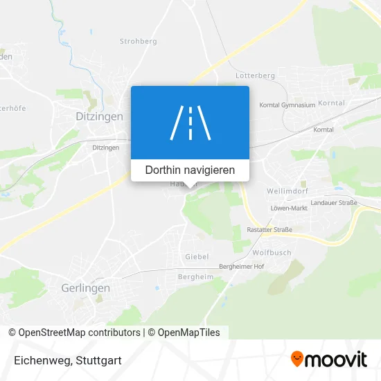 Eichenweg Karte