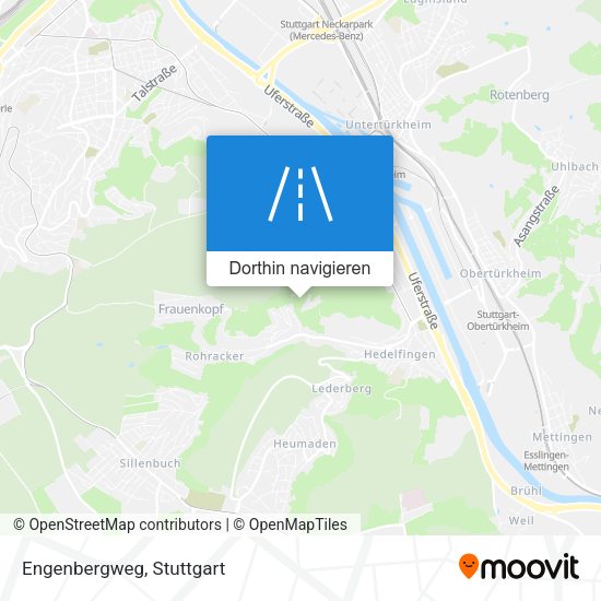 Engenbergweg Karte