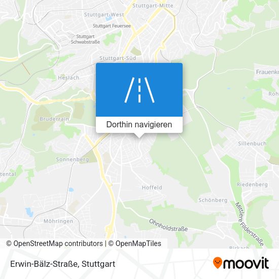 Erwin-Bälz-Straße Karte