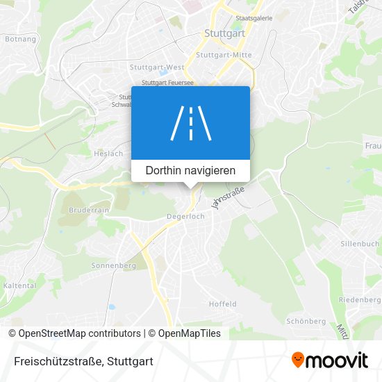 Freischützstraße Karte