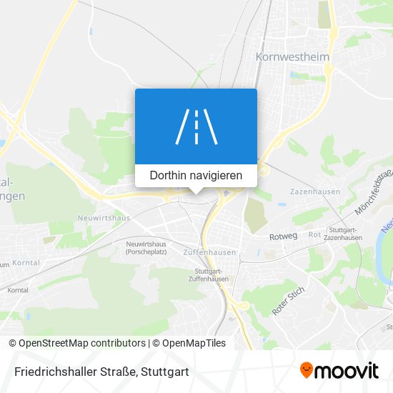 Friedrichshaller Straße Karte