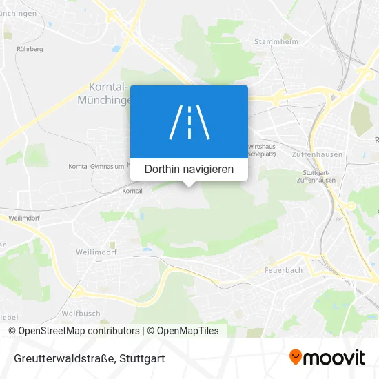 Greutterwaldstraße Karte
