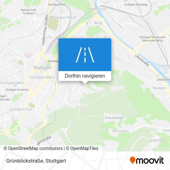 Grünblickstraße Karte