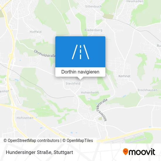 Hundersinger Straße Karte