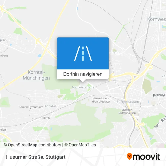 Husumer Straße Karte