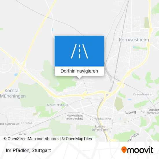 Im Pfädlen Karte
