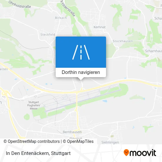 In Den Entenäckern Karte