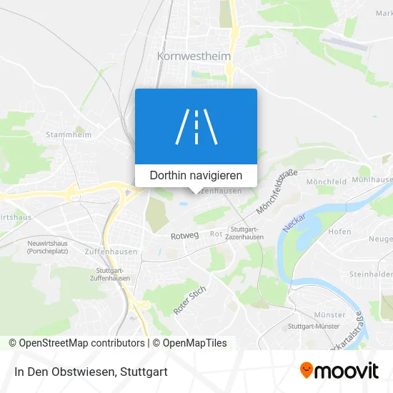 In Den Obstwiesen Karte