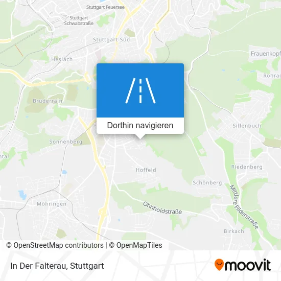 In Der Falterau Karte