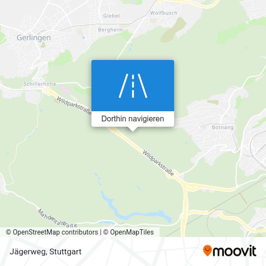 Jägerweg Karte