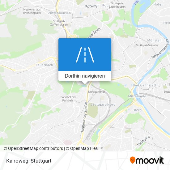 Kairoweg Karte