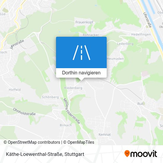 Käthe-Loewenthal-Straße Karte