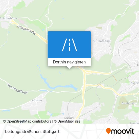Leitungssträßchen Karte