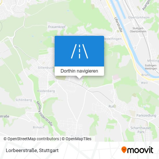 Lorbeerstraße Karte