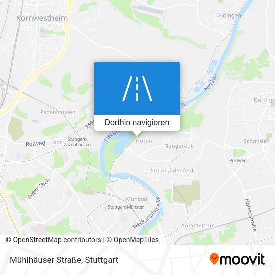 Mühlhäuser Straße Karte