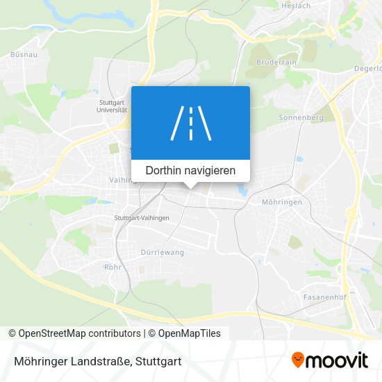 Möhringer Landstraße Karte