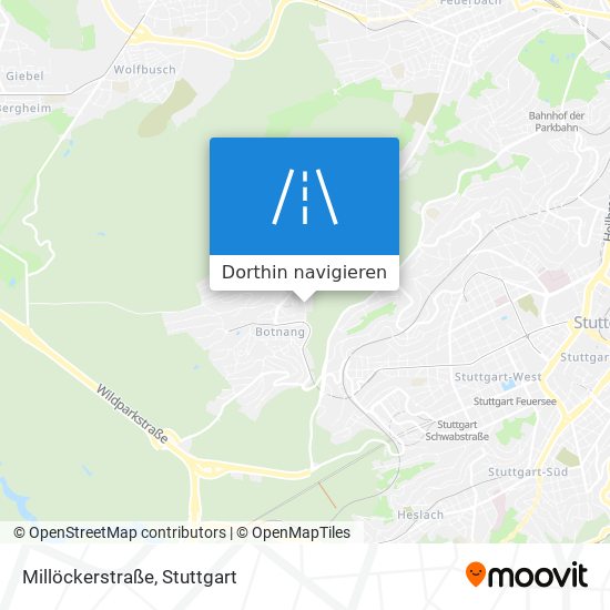 Millöckerstraße Karte