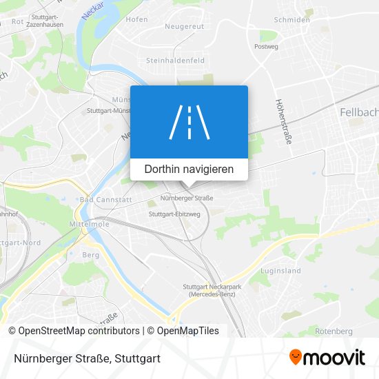 Nürnberger Straße Karte