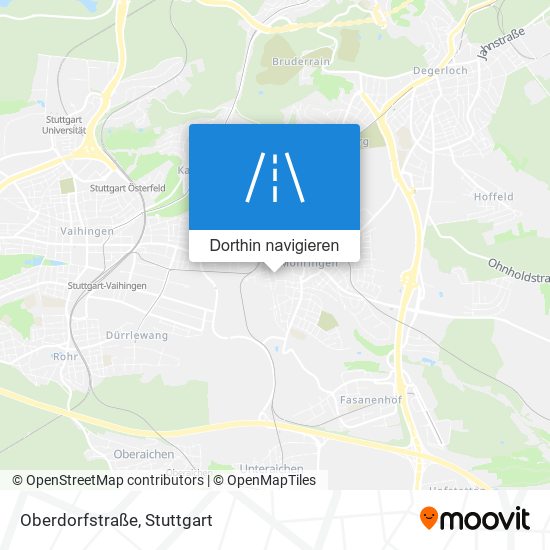 Oberdorfstraße Karte