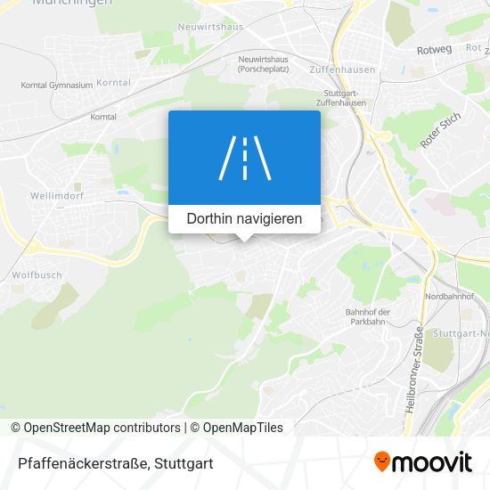 Pfaffenäckerstraße Karte