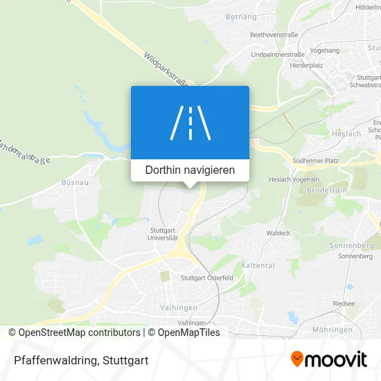 Pfaffenwaldring Karte