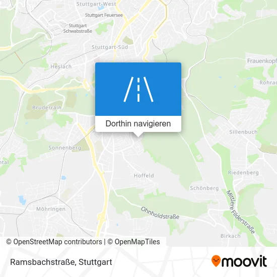 Ramsbachstraße Karte