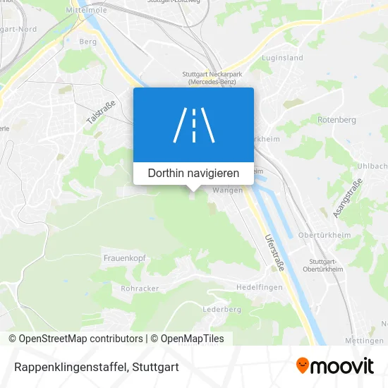 Rappenklingenstaffel Karte