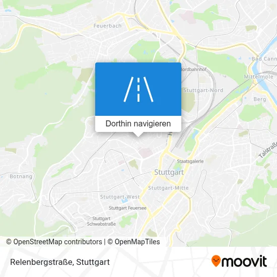 Relenbergstraße Karte