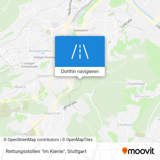Rettungsstollen "Im Kienle" Karte