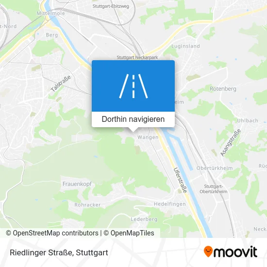 Riedlinger Straße Karte