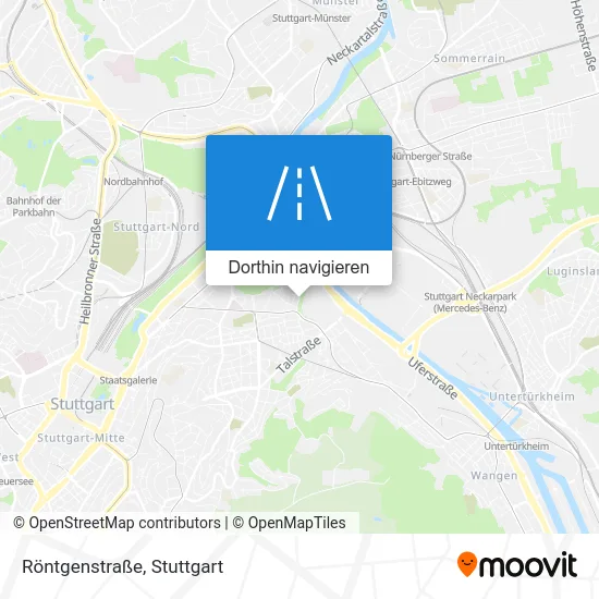 Röntgenstraße Karte