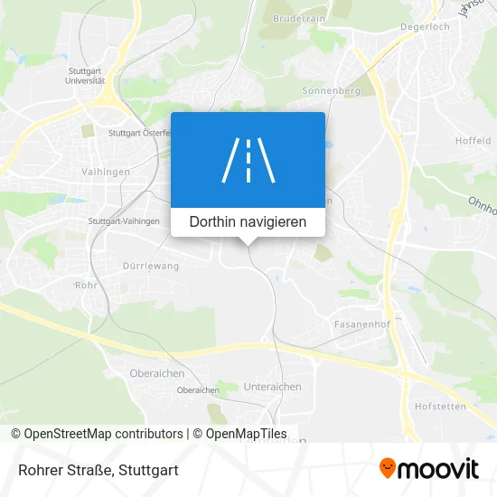 Rohrer Straße Karte