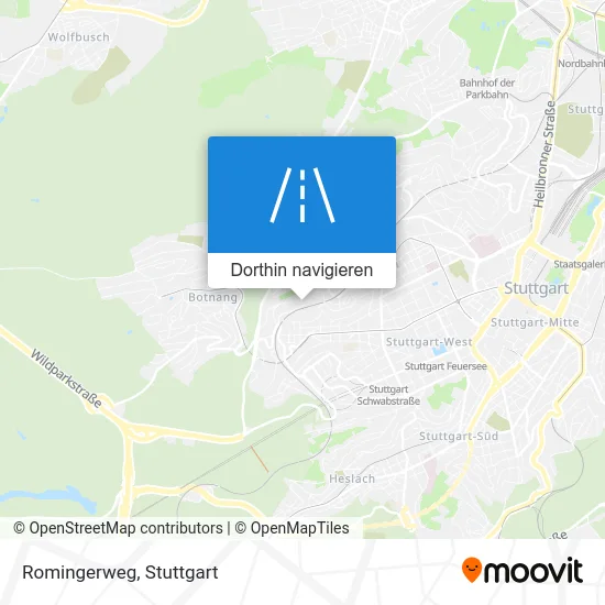Romingerweg Karte