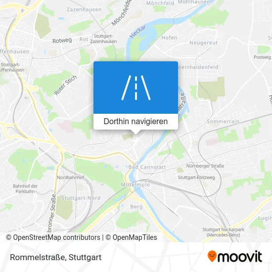 Rommelstraße Karte
